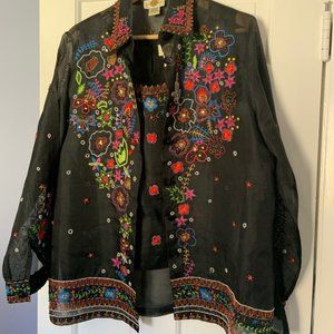 Sandy Starkman blouse and shell